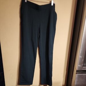 J. Jill Deep Green Straight Leg Pants